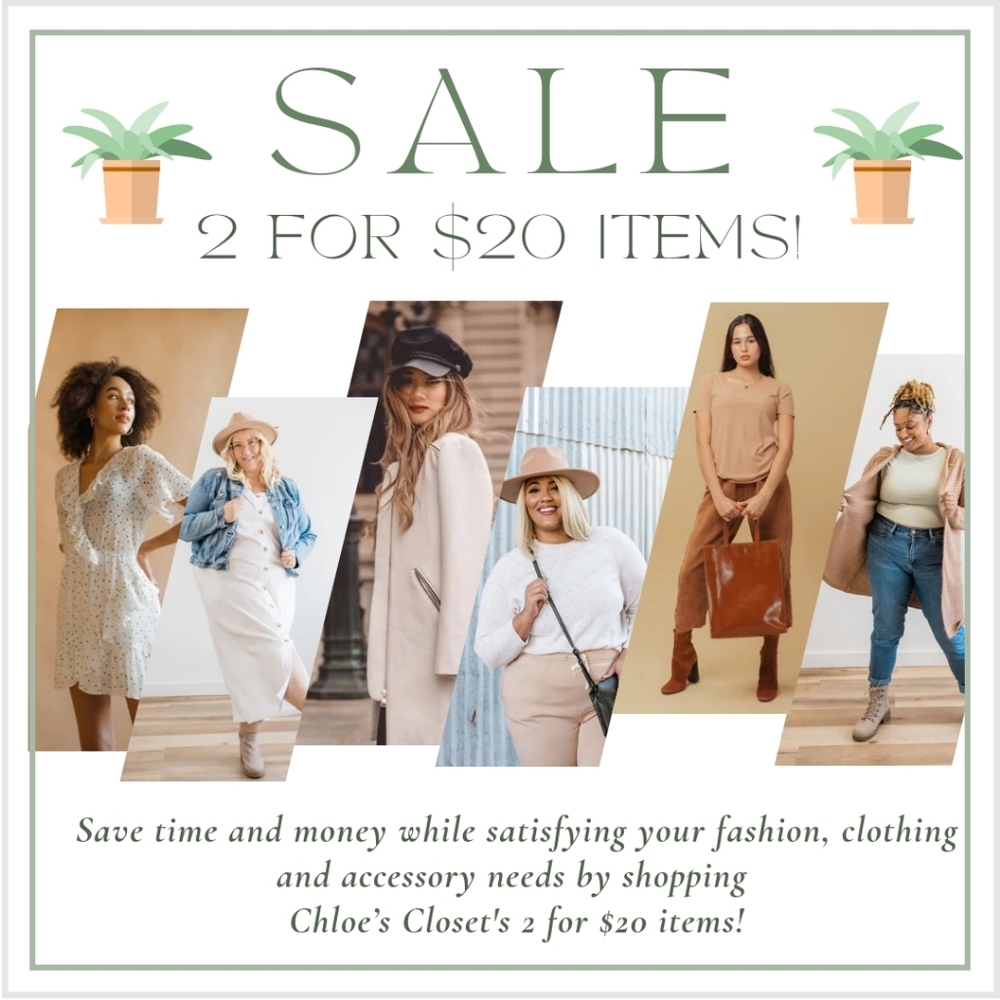 * 🪴 2 For $20 Items 🪴Deal!